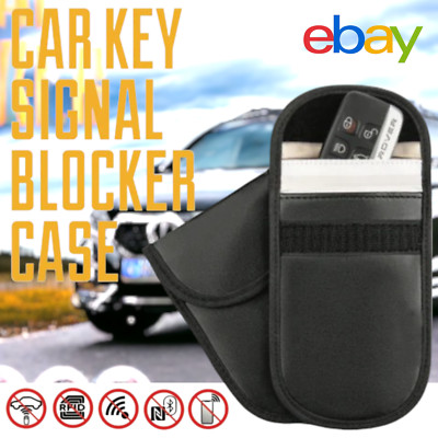 Auto Schlüssel Signal Blocker Etui Faraday Käfig Anhänger Etui schlüssellos RFID Blocking Tasche