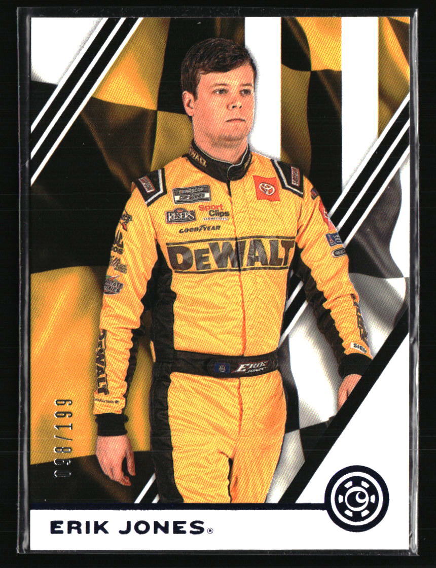Erik Jones 2020 Panini Chronicles Racing Card #16 Serial Numbered to 199