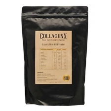 Organic Certified Skim Milk Powder 1kg, AUSTRALIAN OWNED & TRUSTED 35% protein.