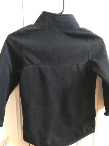 Child’s XS 4/5 black fleece jacket CU Buffaloes logo full zipper - Picture 3 of 4