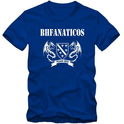 Kinder unisex T-Shirt BHFANATICOS Bosna i Herzegovina BIH Zmajevi Fussball 