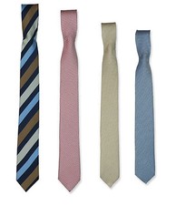 Boys Kids Quality Skinny Patterned Ties Striped Tie