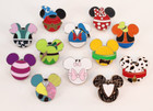 12 Walt Disney World Character Icon Trading Pins in Mickey Head Icon Shape