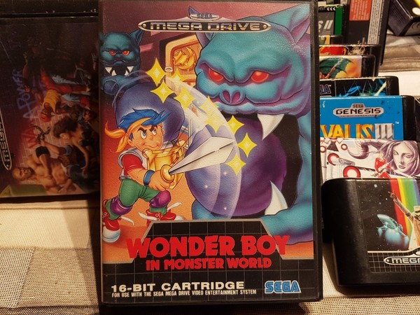 JUEGO WONDER BOY 5 V IN MONSTER WORLD MEGADRIVE GENESIS!!! JUEGAZO!! COMPLET