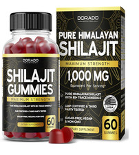 Shilajit Gummies Pure 100 Himalayan Organic Shilajit Resin Natural Supplement
