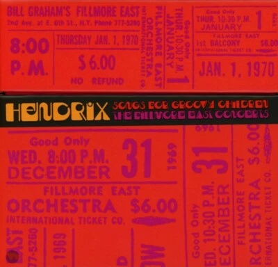 JIMI HENDRIX - SONGS FOR GROOVY CHILDREN: THE FILLMORE EAST CONCE  5 CD NEU - Bild 1 von 2