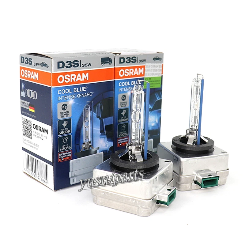 Genuine! 2x PAIR OSRAM D3S OEM 66340CBI  5500K HID XENON LIGHT BULB DOT Germany - Image 3 of 4