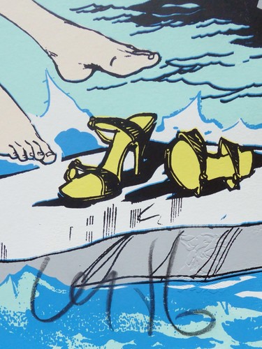 FAILE Endless Summer Print HAND SIGNED Flamingo Silkscreen Lenox Paper POP Art - Picture 4 of 7