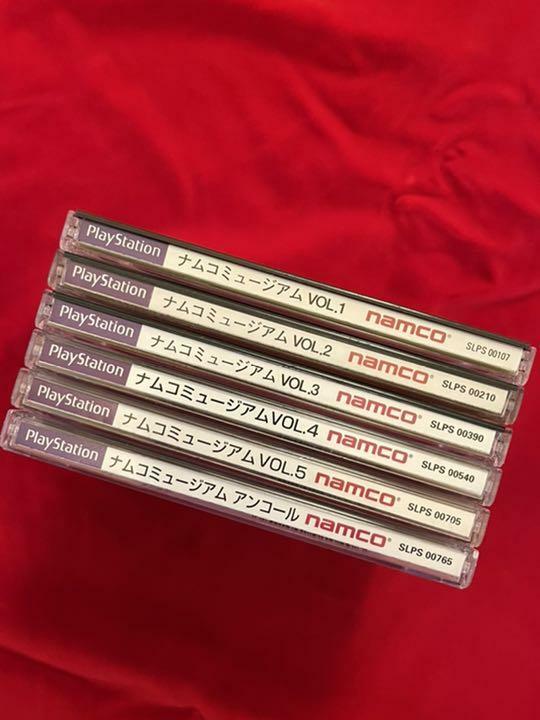 Namco Museum 1 2 3 4 5 Encore Collection 6piece set Sony