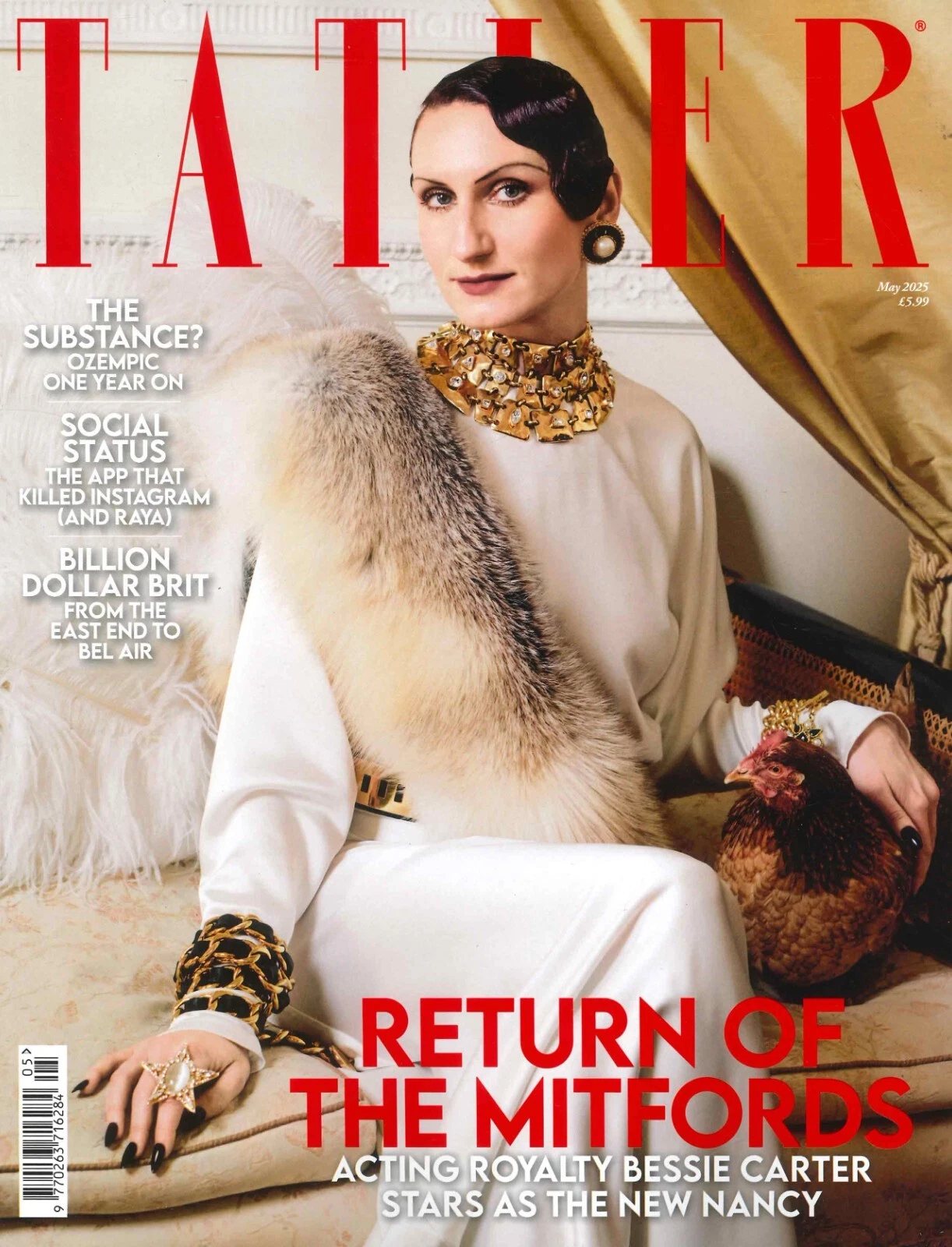 TATLER Magazine: Bessie Carter, Celine Dion, Elizabeth Taylor