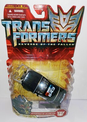 TRANSFORMERS RID Revenge of the Fallen INTERROGATOR BARRICADE Deluxe Robot NEW! 