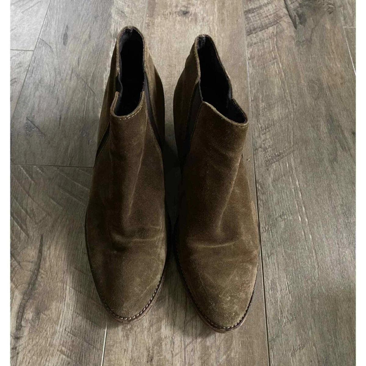 Aquatalia LILLIAN Herb suede bootie size 10