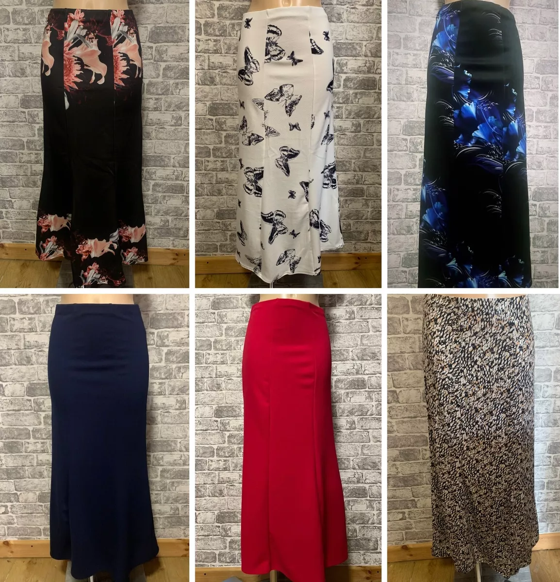 Fishtail top flare skirt