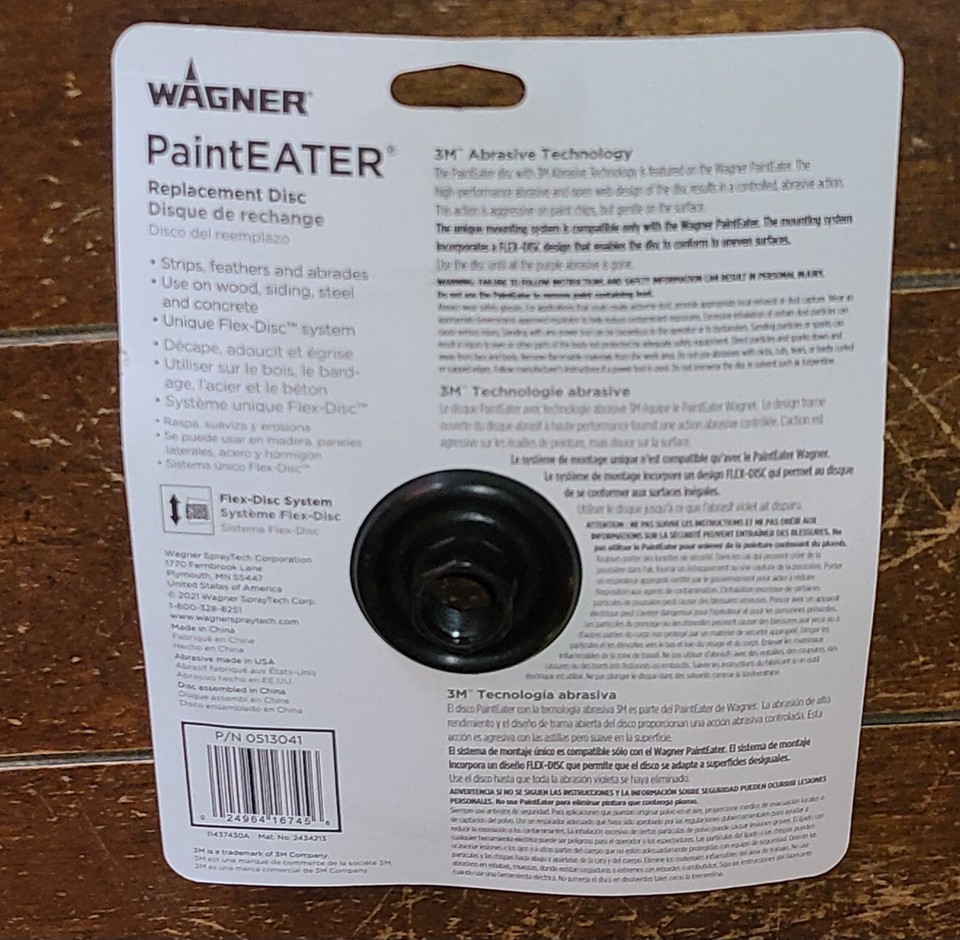 Wagner PaintEATER 41/2" Replacement Disc w/3M Abrasive Technology