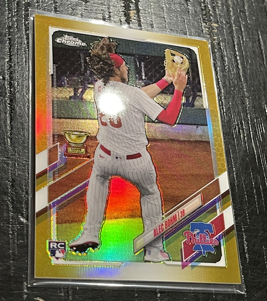2021 Topps Chrome Alec Bohm ROOKIE GOLD 05/50 MINT #119 Phillies
