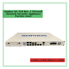 Sophos SG 310 Rev. 1 Firewall Network Security Appliance Factory reset