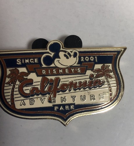 Disney California Adventure Park Since 2001 Pin Mickey Mouse Back 2004 Trading - Picture 3 of 3