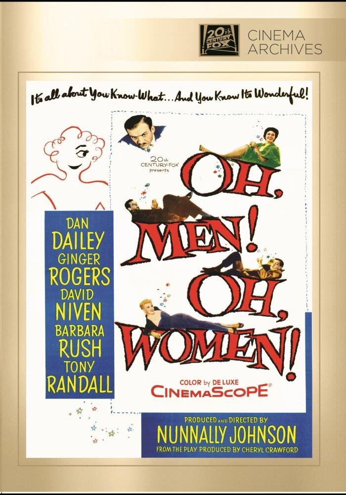 Oh, Men !  Oh, Women ! (DVD) Barbara Rush Dan Dailey David Niven Ginger Rogers