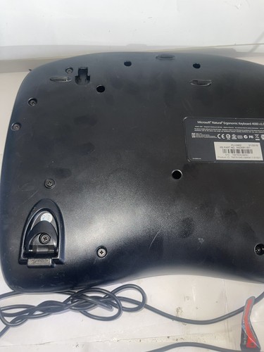 Microsoft Natural Ergonomic Keyboard 4000 v1.0 Tested Letters Faded Has Wear Pic - Picture 7 of 10