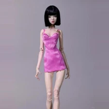 1/4 BJD Doll Popovy Sisters Girl SD Bare Resin Jointed Doll Eyes Face Makeup Toy