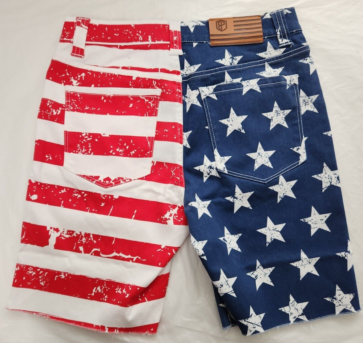 Born Primitive Men's Shorts Flex Stretchy Jorts American Flag Size