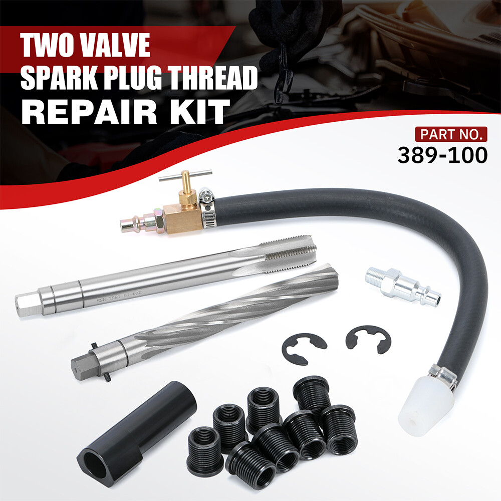 Cal-van 38900 Rental Triton Spark Plug Thread Repair Kit - Fix Blown ...