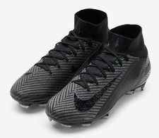 Nike Men Mecurial Super-fly 10 ELITE FG Cleats Soccer Black GYM Spike FQ1454-002