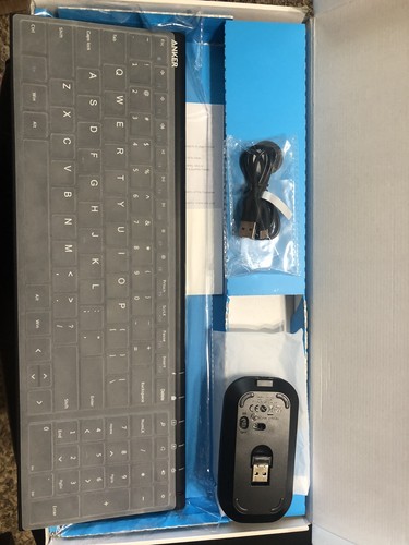 Wireless Computer Keyboard and Mouse Set Combo Anker Black Read Description - 第 4/4 張圖片