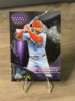 Topps Chrome Black 2026 Willson Contreras Black #53 Cardinals /75 MLB