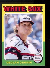 2024 TOPPS HERITAGE DECLAN CRONIN ( 9 ) #337 CHICAGO WHITE SOX