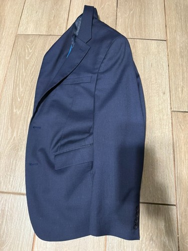 Van Heusen Cool Flex Navy Slim Fit Suit 38R Jacket 32x32 Pants - Picture 7 of 18