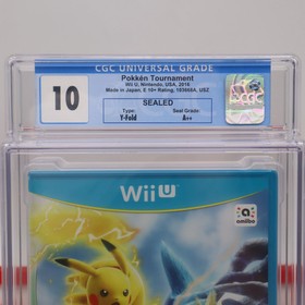 Nintendo Wii U POKEMON: POKKEN TOURNAMENT US VER - GRADED CGC 10 A++ NEW Sealed!