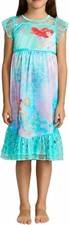NEW Girl's Disney Ariel The Little Mermaid Fantasy Gown Green Size 2T