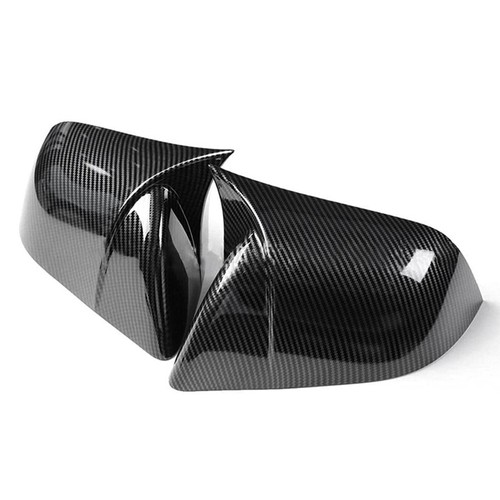 Tapas de cubierta de espejo retrovisor lateral de coche con aspecto de fibra de carbono para Tesla modelo Y 2020-23 - Imagen 8 de 11