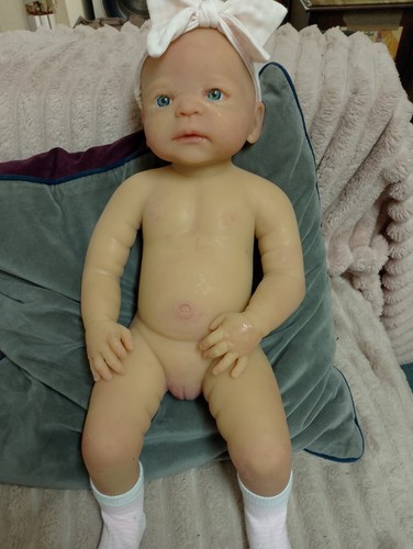 #reborn baby doll full body silicone girl She Is A Boo - Picture 7 of 12