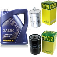 Inspektionspaket 5L Mannol Classic 10W-40 FüR VW Corrado 1.8 G60 Golf II Passat