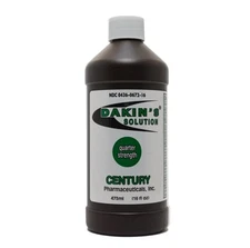 Dakin's Solution Quarter Strength Century Wound Cleanser 16 oz. 1 Bottle