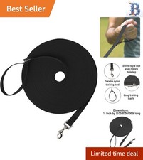 Versatile 20ft Nylon Dog Leash - Essential for Obedience Training  Outdoor Fun