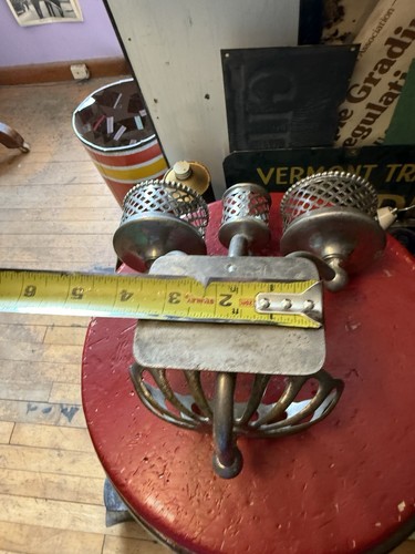 Badezimmer Waschbecken Becher Tasse Seifenschale Halter Messing Wandhalterung Silber & Co NY USA - Bild 20 von 24