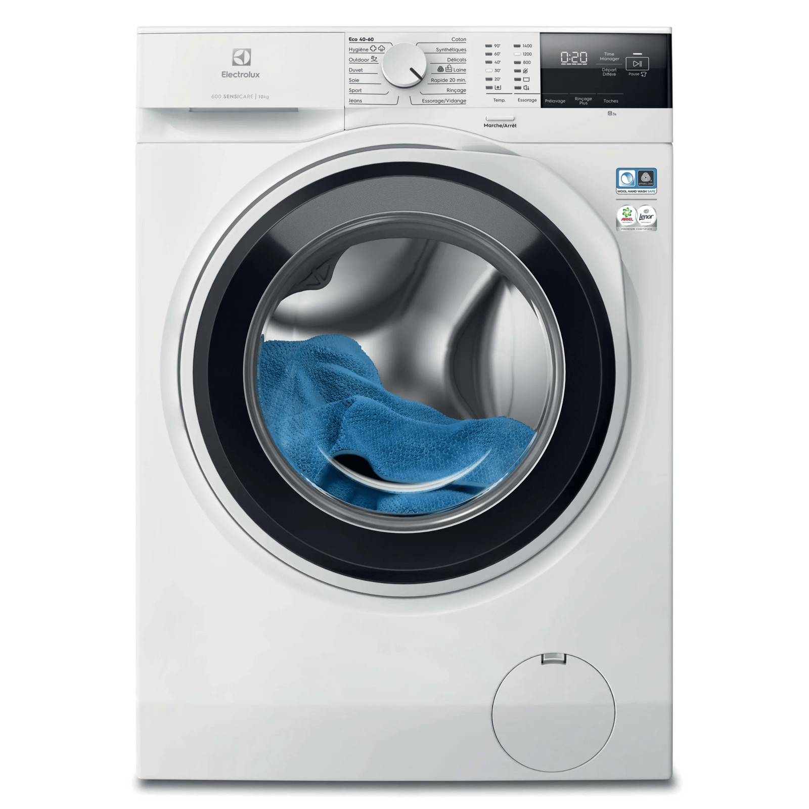 Electrolux Lave-linge hublot Pose-libre 600 10 kg EW6FI4130SA A
