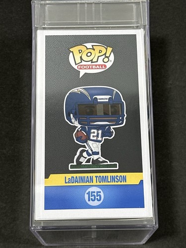 Funko Pop Encapsulado Autografiado Autografiado Firmado por LaDainian Tomlinson #155 Certificado de Autenticidad PSA - Imagen 4 de 5