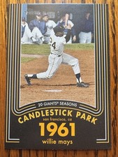2020 Topps Heritage 20 Gigantic Seasons #11 Willie Mays Giants
