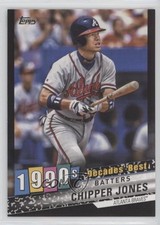 2020 Topps Decades Best Batters Black 195/299 Chipper Jones #DB-59 HOF 0q5