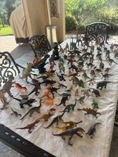 Vintage Dinosaur Toy Lot of 98 all sizes and shapes a dinosaur wonderland