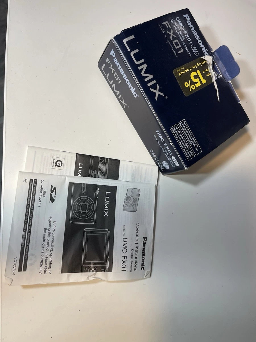Panasonic DMC-FX01 Digital Cameras for Sale | Shop New & Used