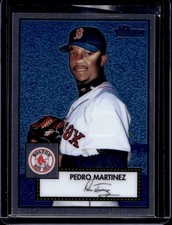 2001 Topps Heritage Pedro Martinez Chrome #/552 Red Sox