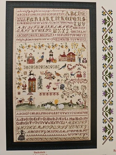 A Mon Ami Pierre GENERATION DE BRODEUSES Counted Cross Stitch Sampler Pattern