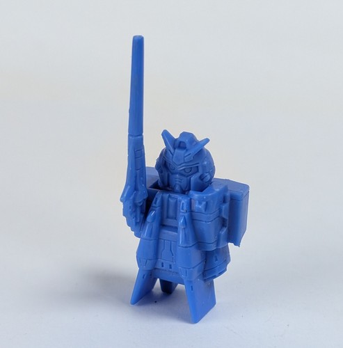 1990er Japan Mobile Suit Gundam Kunststoff Süßigkeiten Spielzeug Kit Mini Figur