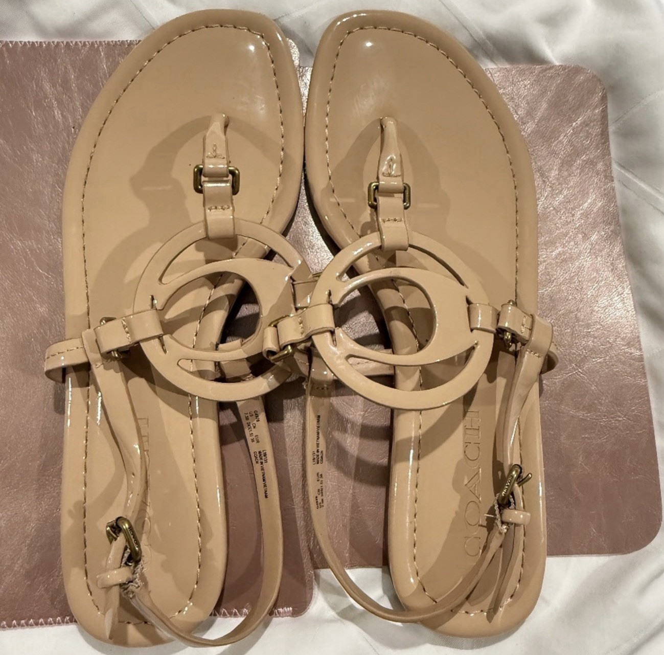 Coach Women’s Jeri Sandals Size 7.5