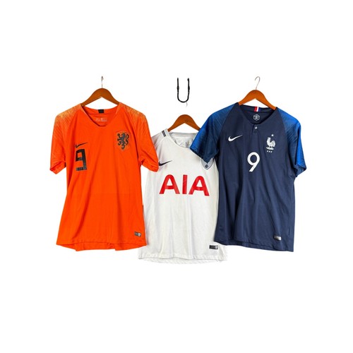 Nike Adidas FIFA Soccer Jersey Lot Chelsea AIA France #9 Haxton Men Small/Medium